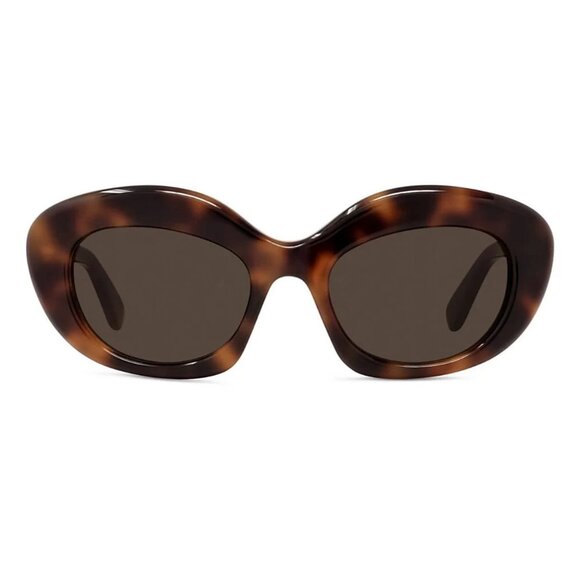 NEW LOEWE SUNGLASSES WOMEN HAVANA GRAY LOEWE LW40153F 52E - Picture 2 of 5